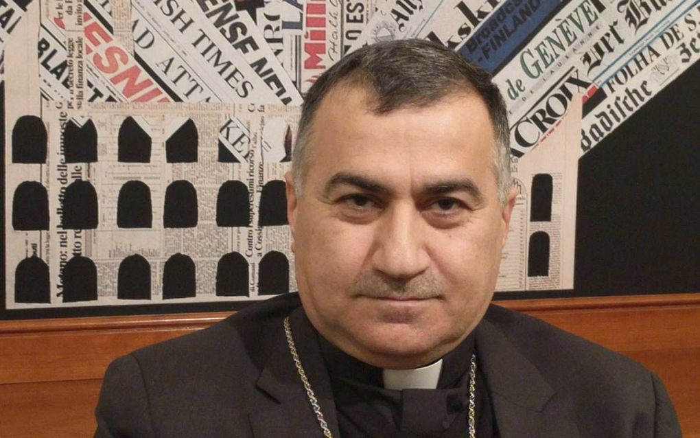 Monseigneur Bashar Warda, de Chaldeeuws-katholieke aartsbisschop van Erbil. beeld Ewout Kieckens