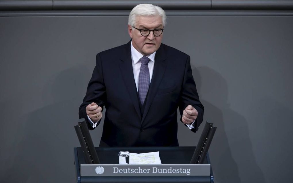 Steinmeier.  beeld EPA, Clemens Bilan