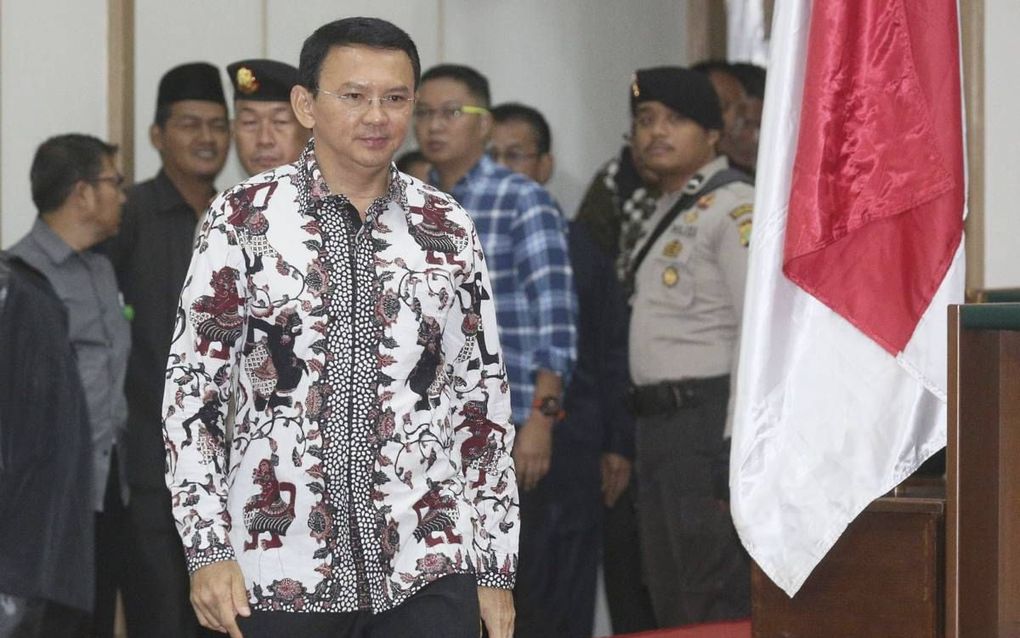 Ahok. beeld AFP, Pool Ramdani