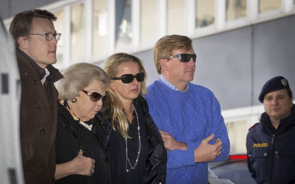 INNSBRUCK. De koninklijke familie leefde de dagen na het lawineongeval van prins Friso tussen hoop en vrees.   beeld ANP,  Evert-Jan Daniels