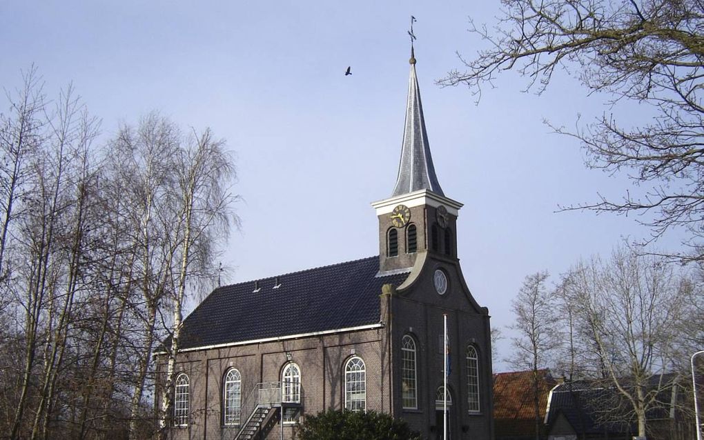 De voormalige hervormde kerk in het Friese Oldetrijne. beeld sonnega-oldetrijne.nl