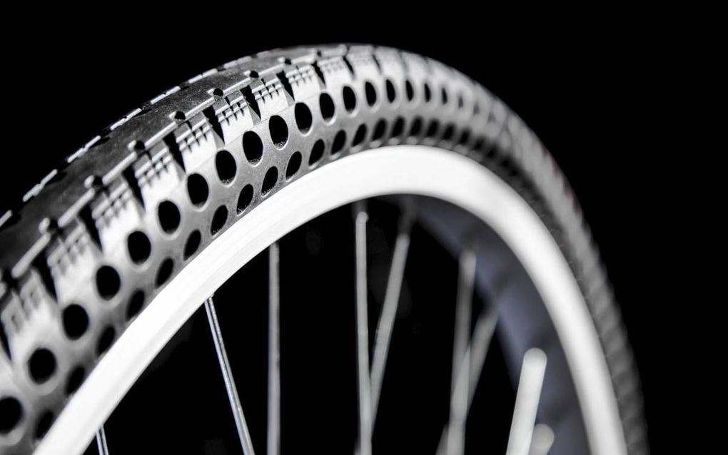 Micro-luchtkamers maken de band van Nexo verend. beeld Nexo tires