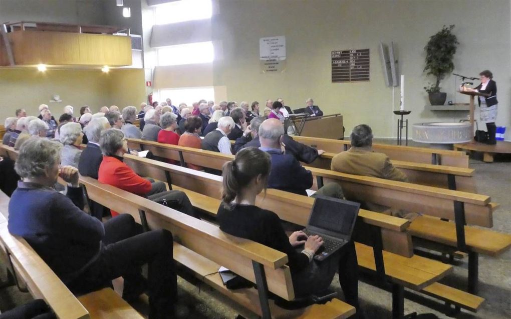 De  landelijke dag van Platform Appèl Kerk & Israël trok ongeveer tachtig deelnemers.  beeld RD