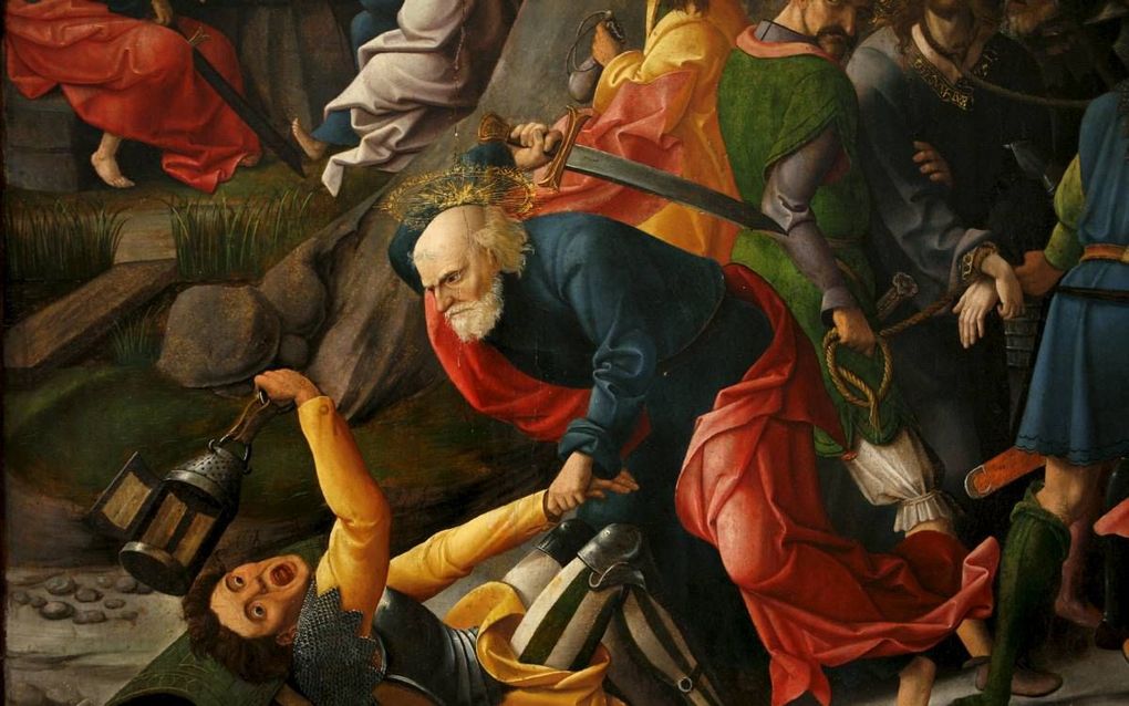 Petrus en Malchus. beeld Musée des Beaux-Arts de Dijon
