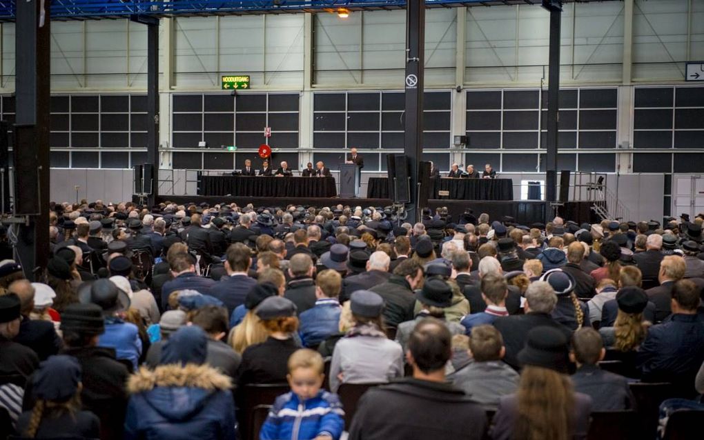 De 54e zendingsdag van Stichting Mbuma Zending, donderdag in Gorinchem, trok zo'n 3500 belangstellenden. beeld Cees van der Wal