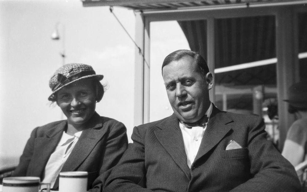Annemie en Helmuth Wolff, Amsterdam, jaren dertig. Fotograaf onbekend. beeld uit collectie Monica Kaltenschnee