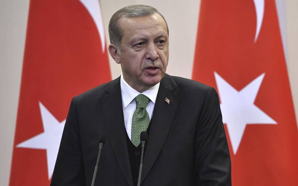 Erdogan is boos over VS-wapenleveranties aan de Koerdische YPG. beeld AFP