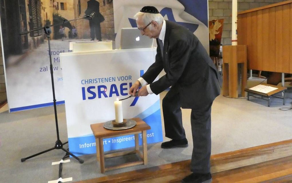 „We hebben een boodschap aan de kerk. Onze boodschap is dat God trouw is aan Zijn verbonden en aan de beloften die Hij heeft gedaan aan Israël.” beeld RD