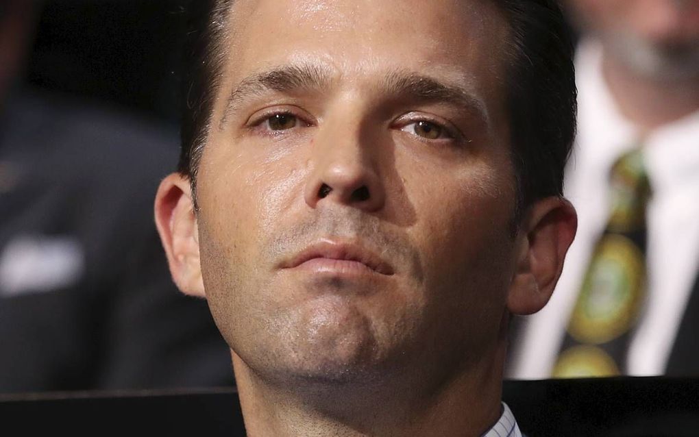 Donald Trump jr. beeld EPA, Andrew Gombert