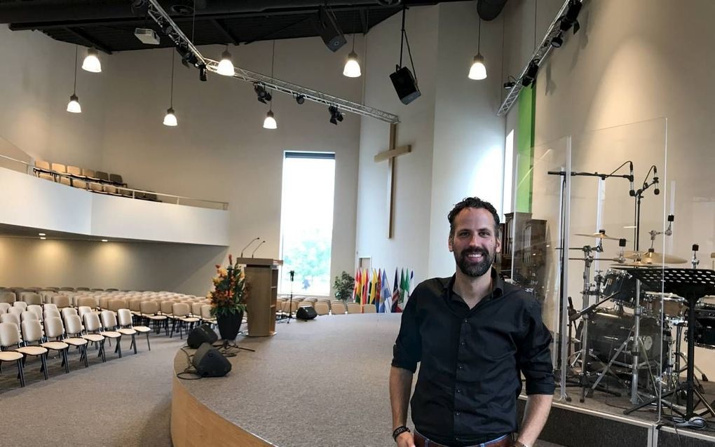 Arjen ten Brinke, de nieuwe wijkpastor in De Wegwijzer. beeld RD