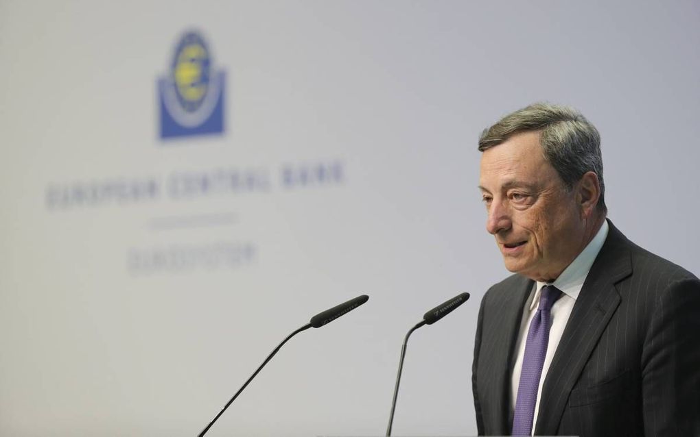 Mario Draghi. beeld EPA, Armando Babani