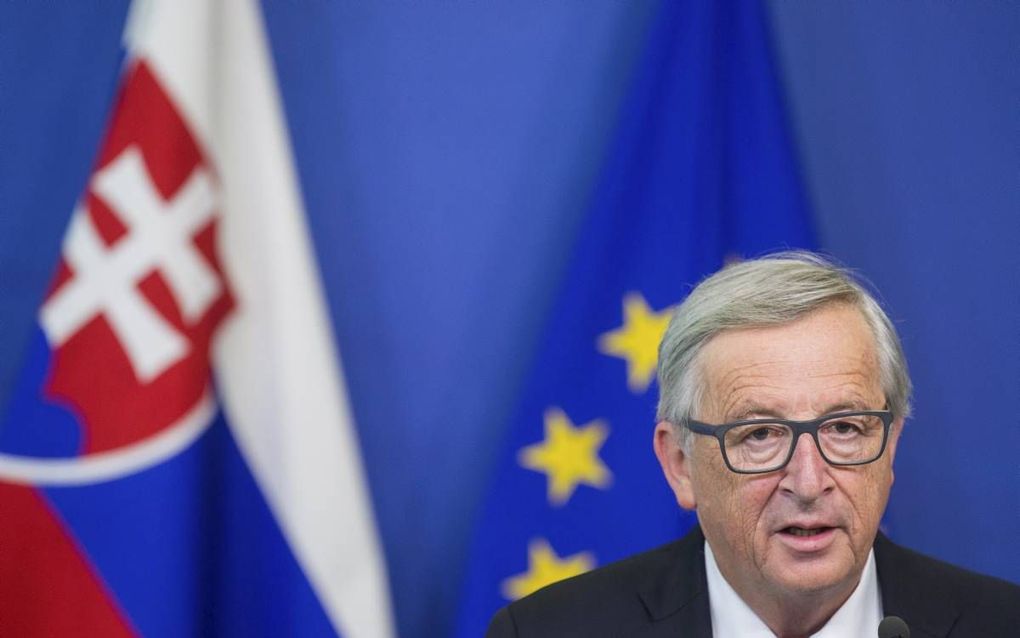 Juncker. beeld EPA, Stephanie Lecocq