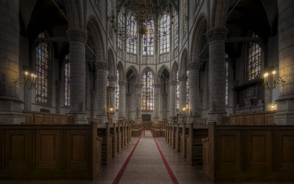 ”In mei van dit jaar werd in de Sint Janskerk in Gouda een herdenkingsbijeenkomst gehouden waarin de vrijheid van het onderwijs centraal stond. De opkomst? Nauwelijks 250 belangstellenden." beeld Wikimedia