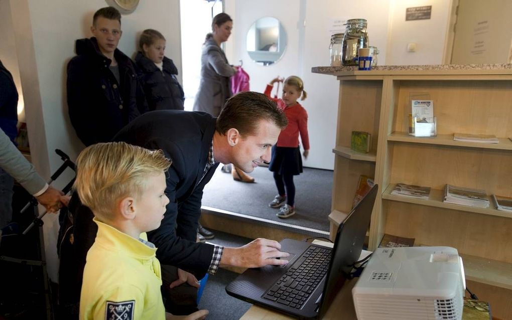 Veldwerker Jos Kardol in inloophuis ”De Hoeksteen" in Leidsche Rijn. beeld RD, Henk Visscher