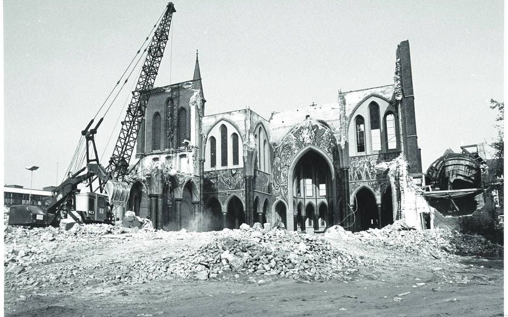Gesloopte Heilige Hartkerk te Tilburg. beeld WBOOKS