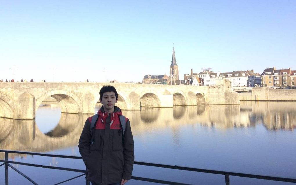 Yosua Japara uit Indonesië studeert in Delft. beeld RD