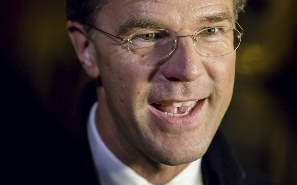 Premier Rutte, beeld ANP, Bart Maat.