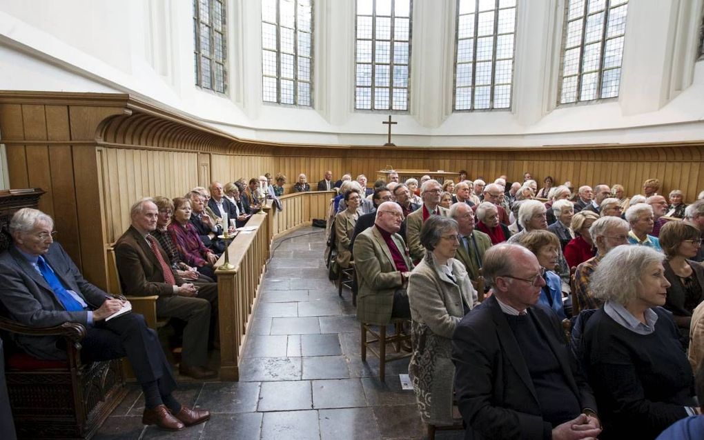 De historische Kloosterkerk in Den Haag was het decor van een debat over de plaats van religie in het publieke domein.  beeld RD, Anton Dommerholt