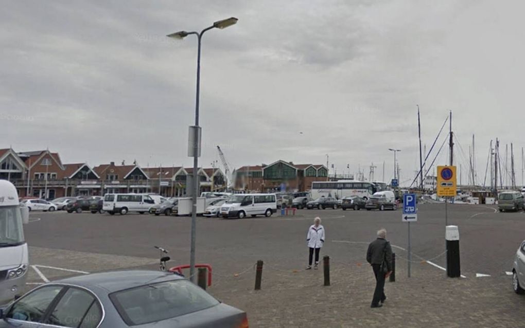 Haventerrein Urk.  beeld Google Streetview