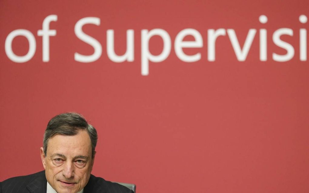 Mario Draghi. beeld EPA, Armando Babani