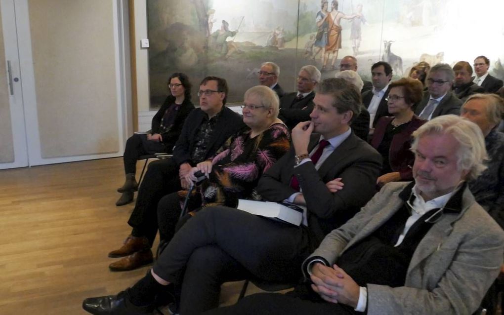 In het Dordrecht Museum werd woensdag het tweede deel van de Acta van de Synode van Dordrecht gepresenteerd.  beeld RD