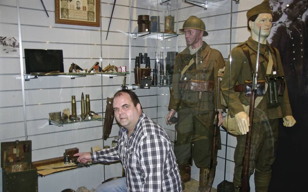 De verzameling oorlogspullen van transportondernemer Minus Goud is de basis van privémuseum Vitaly in Kapelle.  beeld Van Scheyen Fotografie