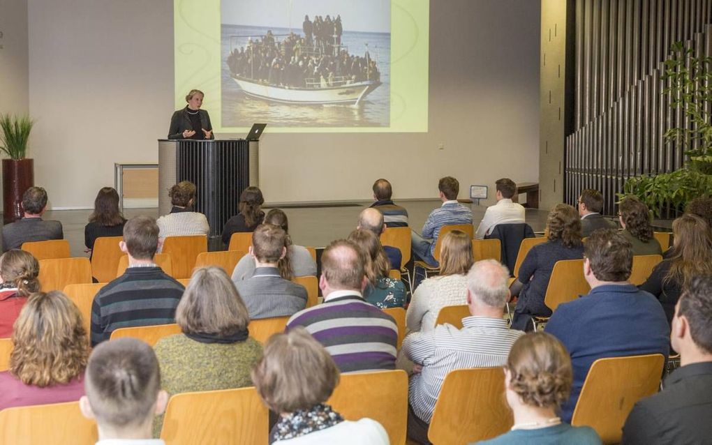 Bezinningsavond in Goes rond bootvluchtelingen. beeld Johan van der Heijden