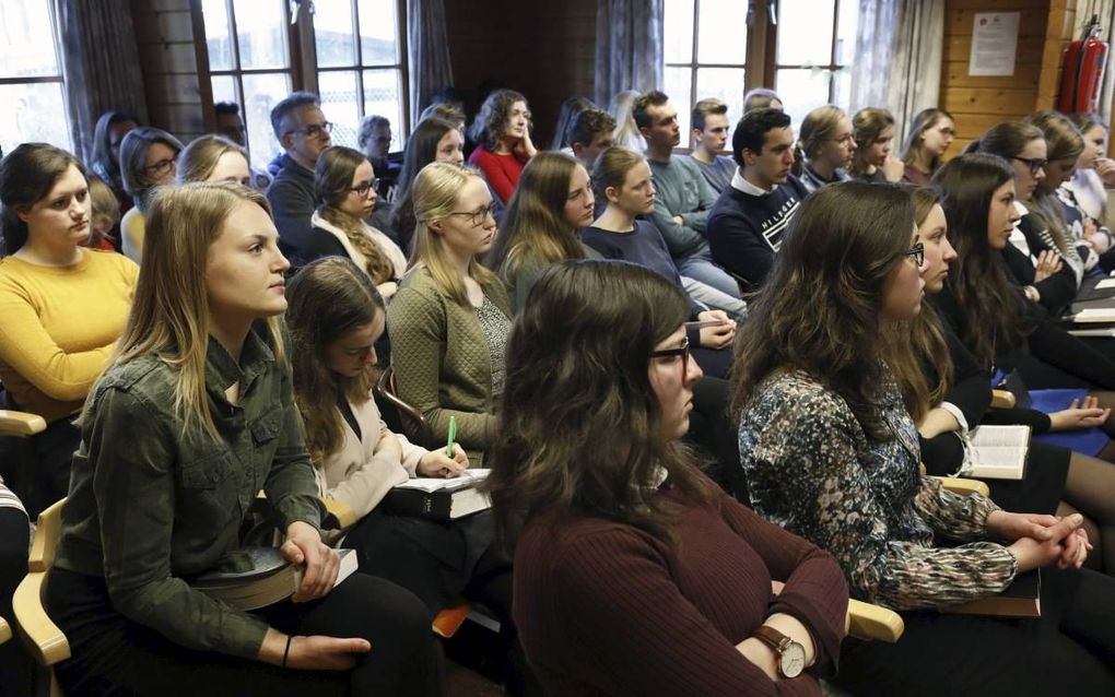 Voorjaarsconferentie van de Jeugdbond Gereformeerde Gemeenten. beeld Vidiphoto