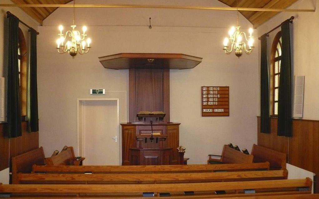 Christelijke gereformeerde kerk (cgk) in Poederoijen. beeld RD