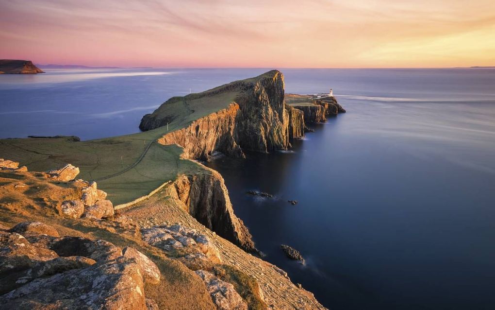 „Door de redding van de mens door Christus is er ook weer hoop voor de schepping.” Foto: het Schotse eiland Skye. beeld iStock
