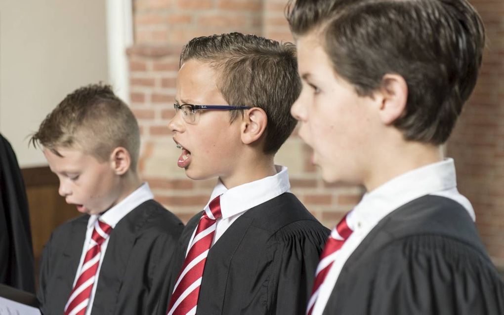beeld Gorcum Boys Choir