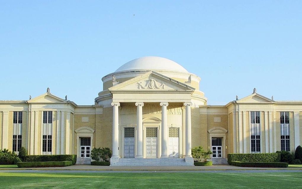 Hoofdgebouw van het Southwestern Theological Seminary in Forth Worth, Texas.  beeld Michael-David Bradford