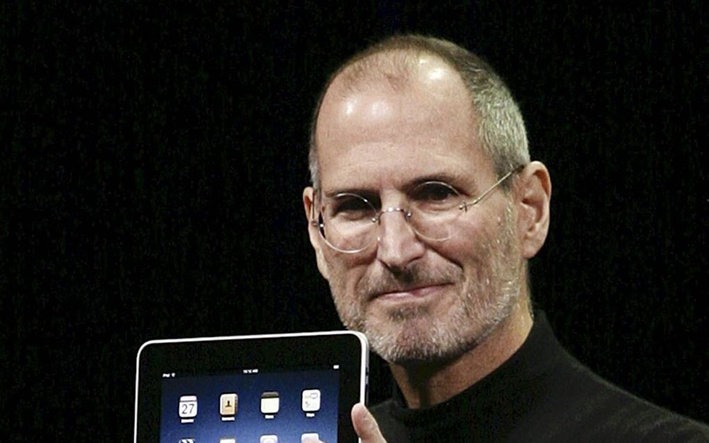 Steve Jobs. beeld AFP, Ryan Anson
