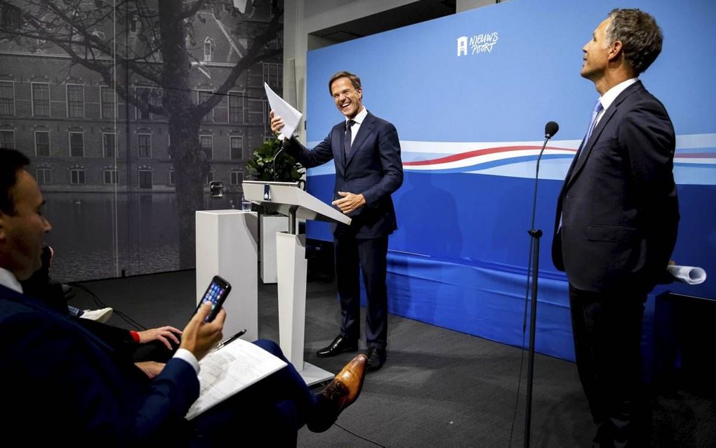 Premier Rutte. beeld ANP, Remko de Waal