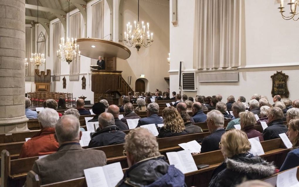 Reformatieherdenking in Middelharnis. beeld Wim van Vossen