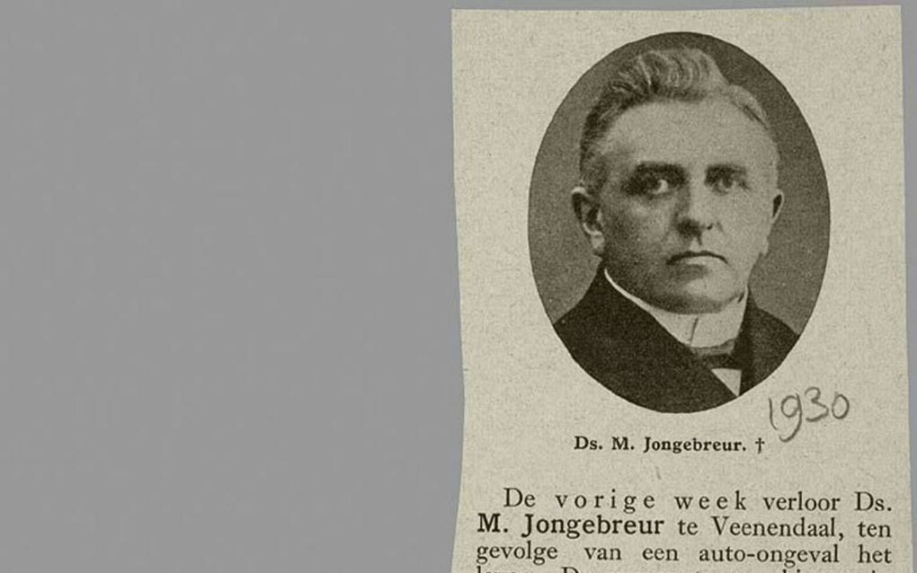 Ds. M. Jongebreur. beeld RD