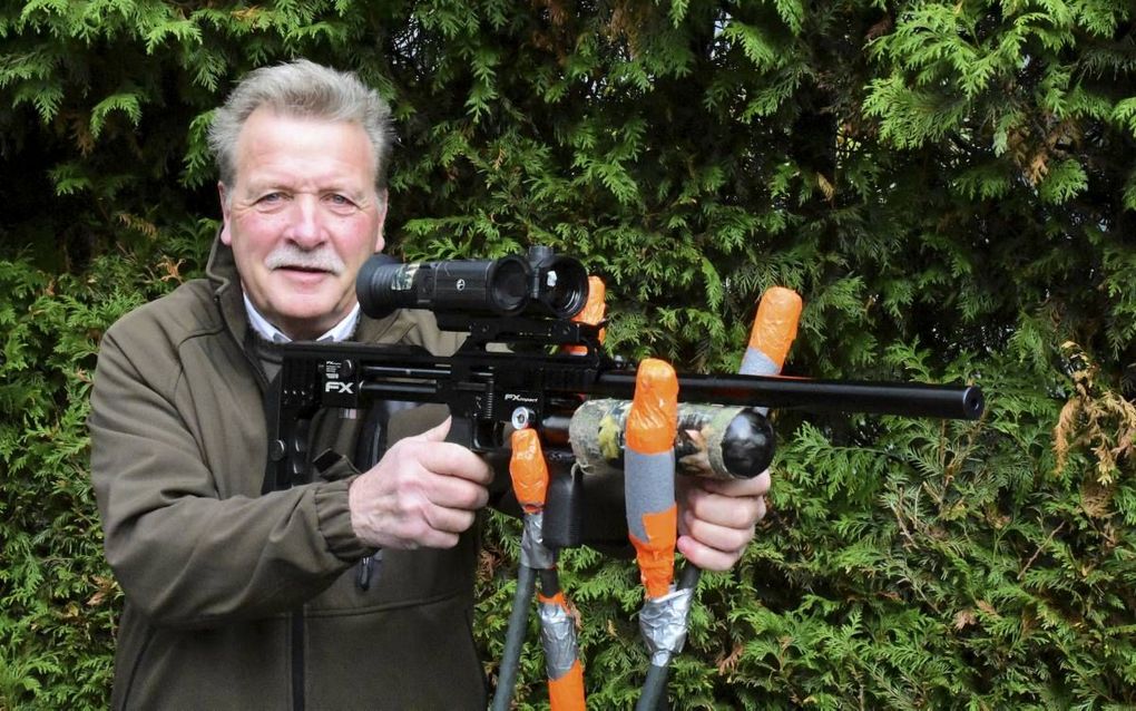 Rattenjager Wil Peperkamp.  beeld Theo Haerkens