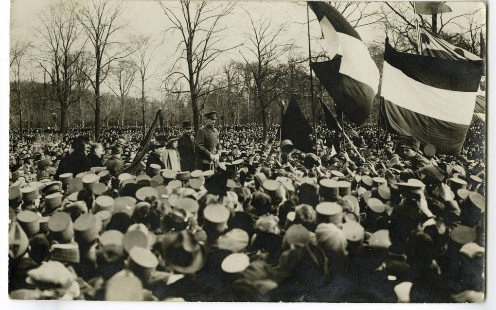 Aanhankelijkheidsbetuiging op het Malieveld. beeld HGA