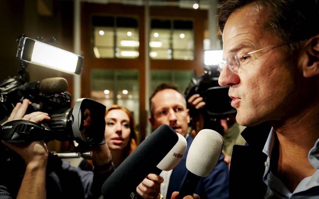 Rutte. beeld ANP, Robin van Lonkhuijsen