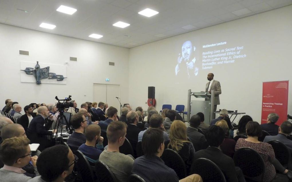 Dr. Reggie Williams vergeleek Bonhoeffer en Martin Luther King met elkaar. beeld RD