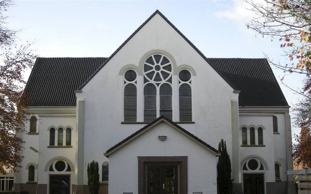 De voormalige gereformeerde Kruiskerk in Heerenveen. beeld Wikimedia
