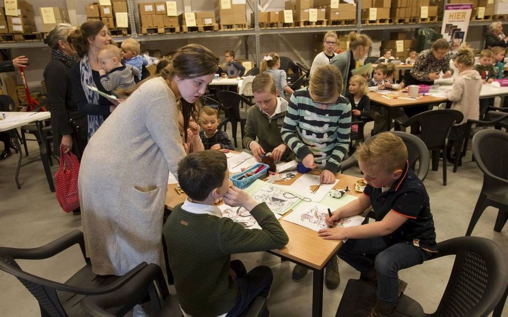 Inloopdag bij de Gereformeerde Bijbelstichting in Leerdam.  beeld RD, Anton Dommerholt