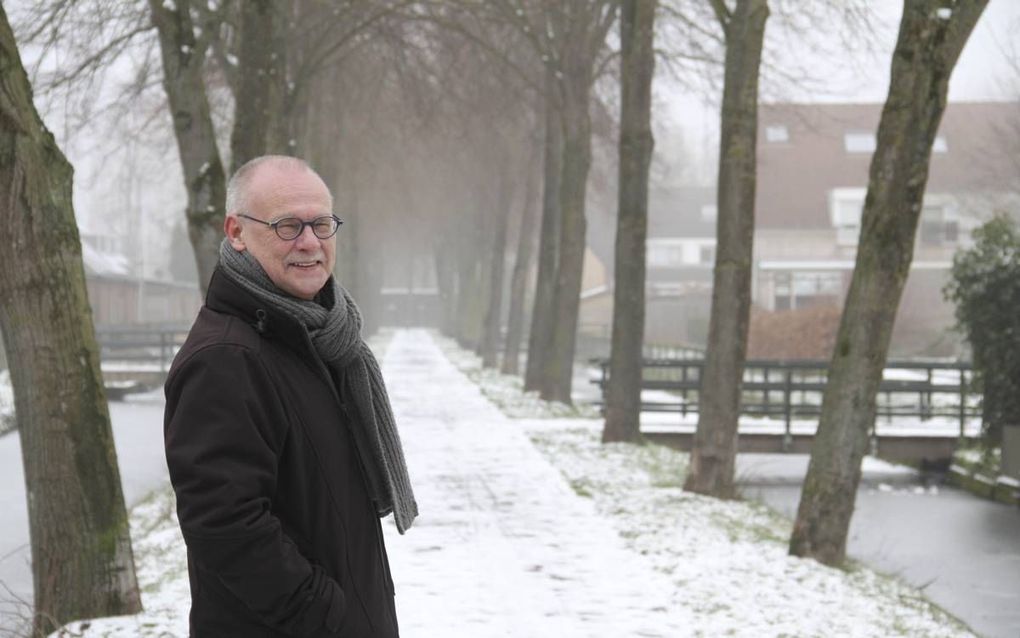 Kees van der Rest uit Langerak heeft een weersite per dorp in de gemeente Molenlanden. beeld Anne Marie Hoekstra