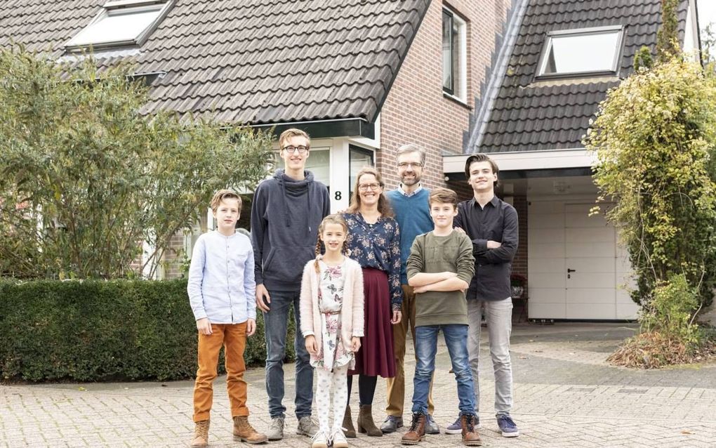 Familie Legemaat uit Scherpenzeel. beeld André Dorst