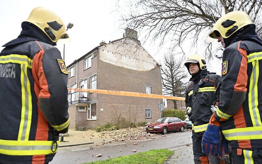 Stormschade in Sassenheim. beeld EPA