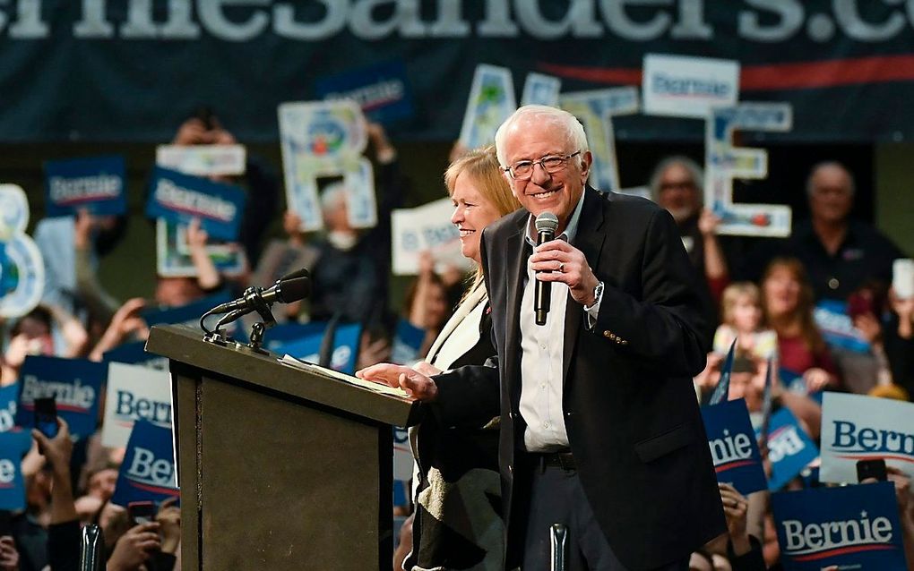 Volgens de Democratische kandidaat Bernie Sanders behoort het prochoice-standpunt rond abortus tot de identiteit van een Amerikaanse Democraat. beeld EPA