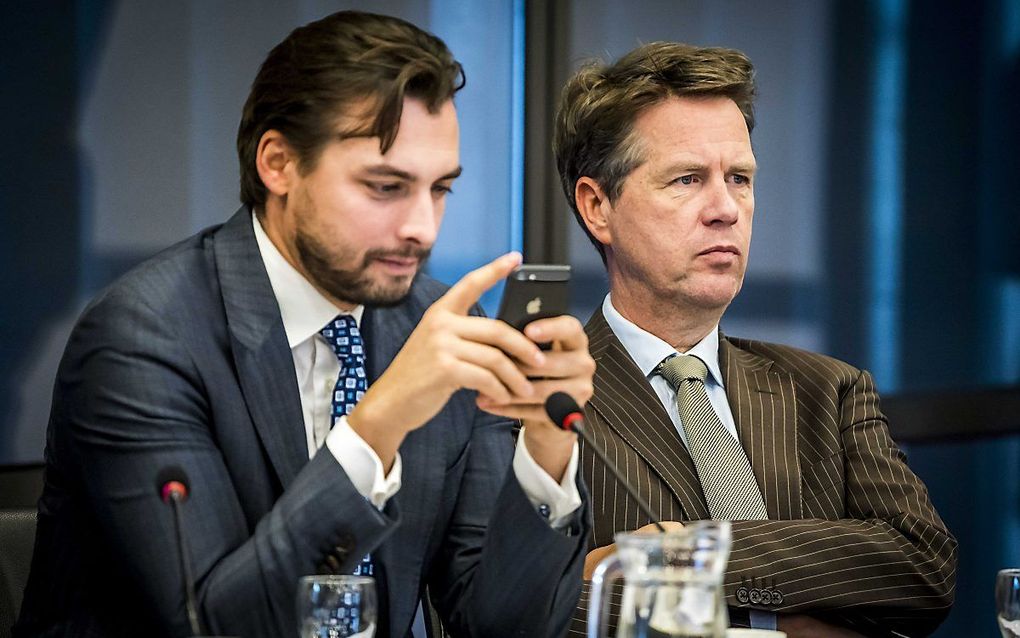 Baudet (FVD) en Bosma (PVV). Beeld ANP, Lex van Lieshout.