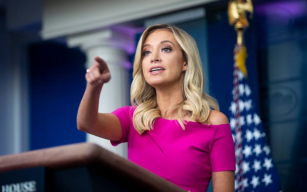 Kayleigh McEnany. beeld EPA