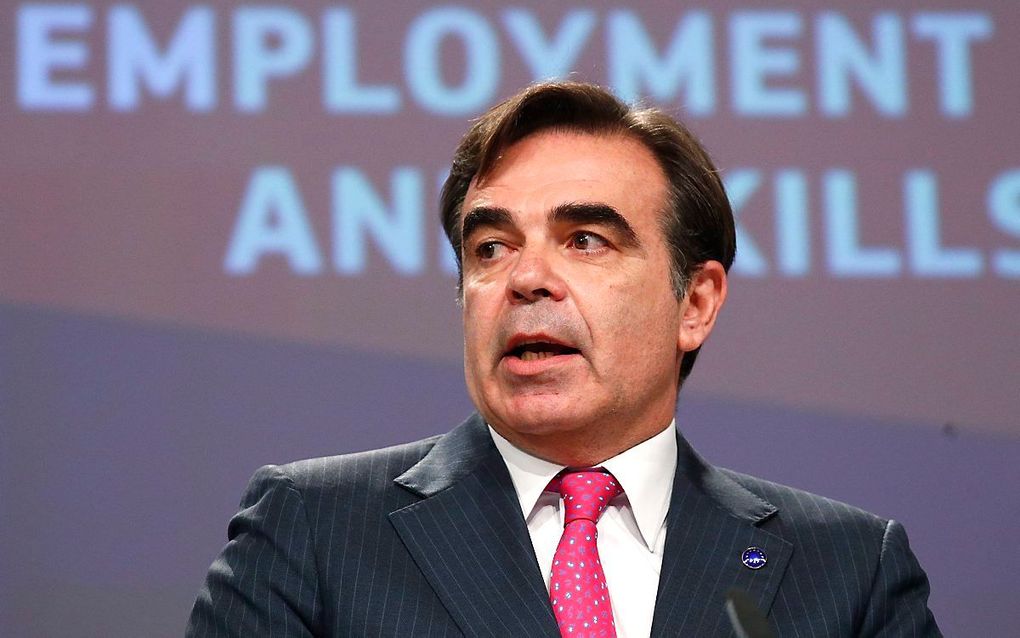 Europees Commissaris Margaritis Schinas. beeld EPA, François Lenoir