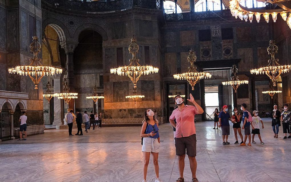 De Hagia Sophia. beeld EPA, Sedat Suna